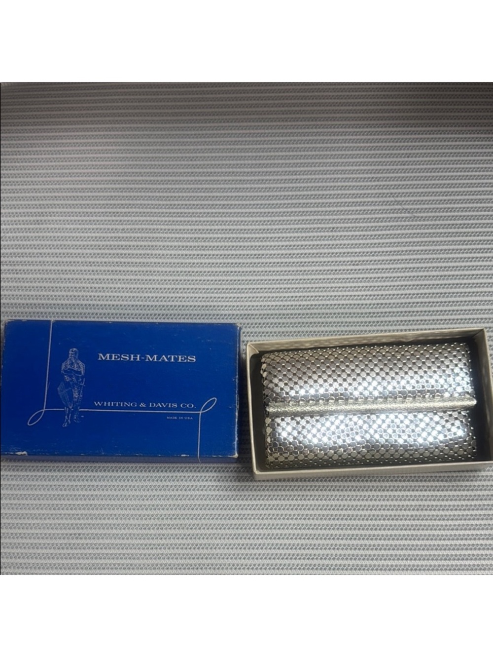 Whiting & Davis Silver Mesh Key Holder